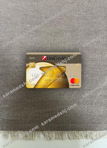 Romania UniCredit Bank mastercard gold photolook front